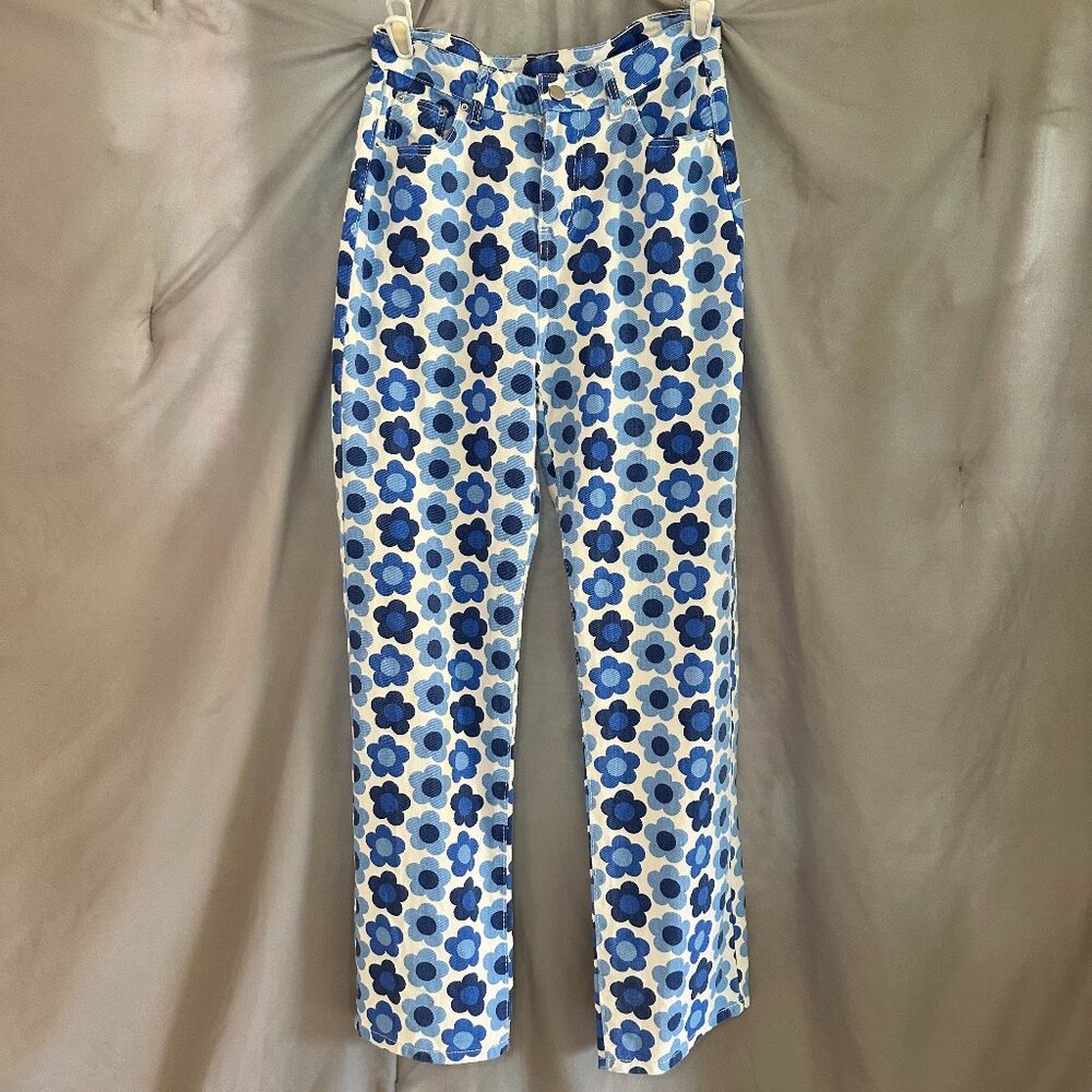 Women's Floral Jeans